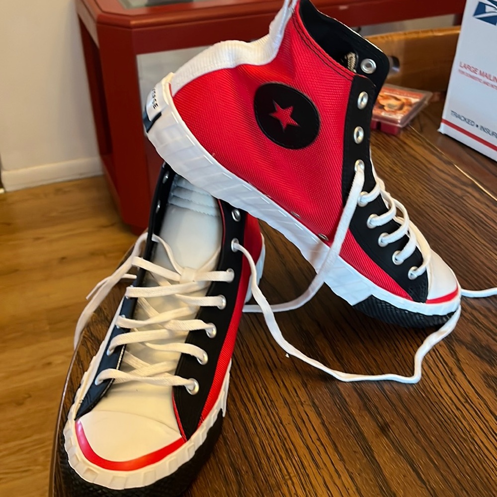 Converse untitled white university red sz 12